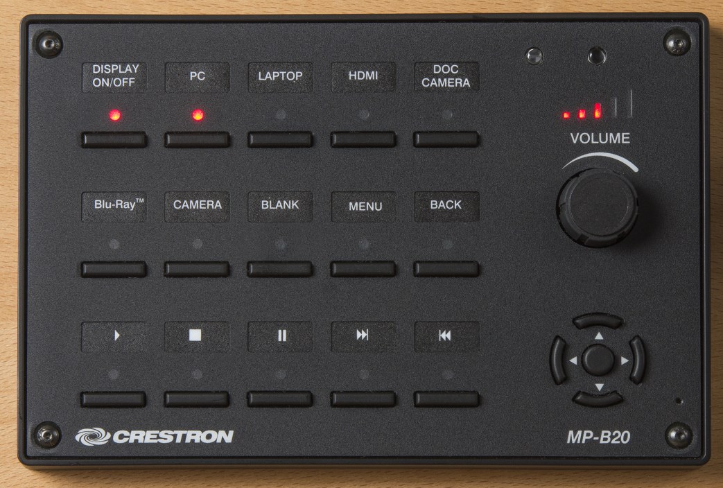 Classroom and Studio Control Panels - AV Facilities at DMU